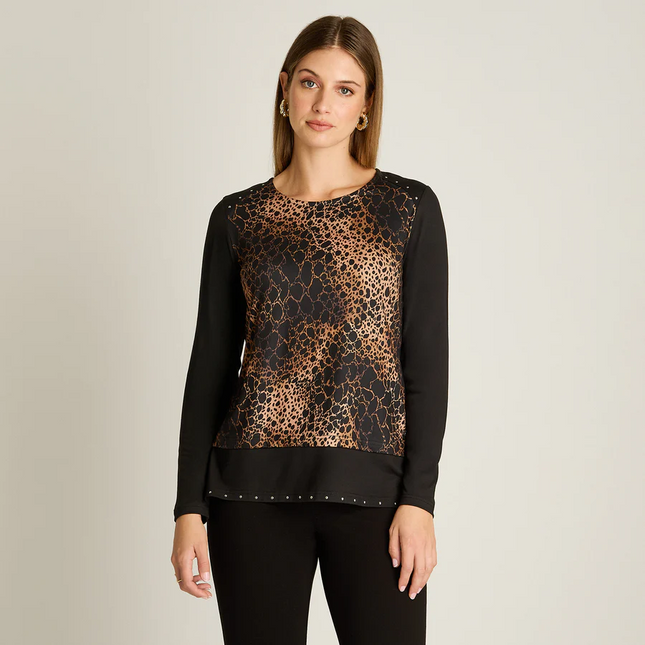 Polera LORENZO DI PONTTI Polera Lorenzo Di Pontti en color camel.