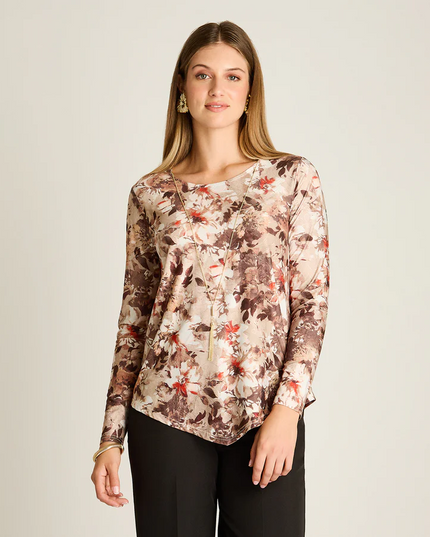 Polera LORENZO DI PONTTI Polera Lorenzo Di Pontti en color camel.