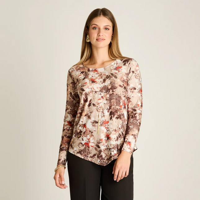 Polera LORENZO DI PONTTI Polera Lorenzo Di Pontti en color camel.