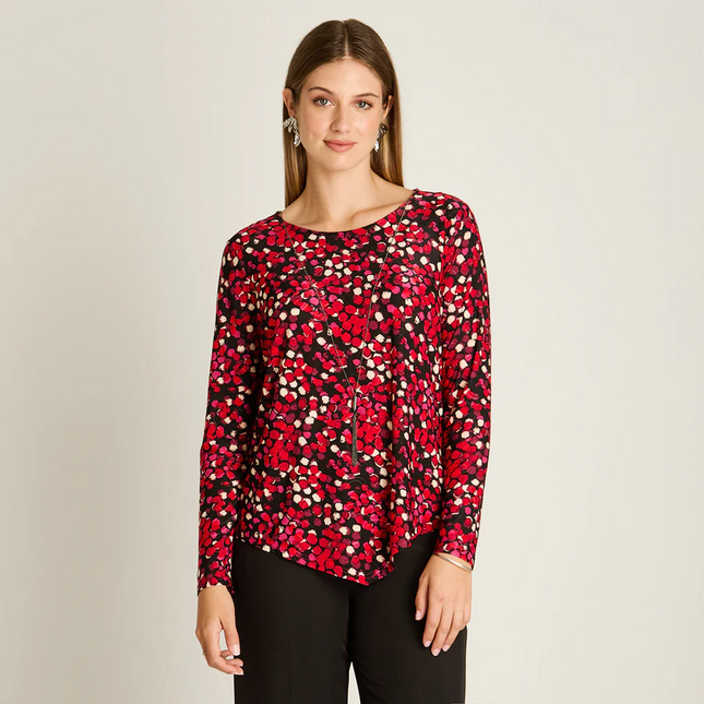 Polera LORENZO DI PONTTI Polera Lorenzo Di Pontti en color rojo.