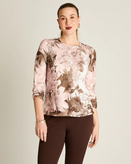Polera LORENZO DI PONTTI Polera Lorenzo Di Pontti en color rosado.