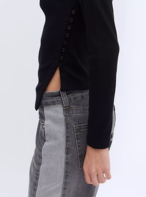 POLERA FOSTER BOTONES LATERALES