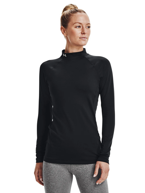 POLERA UNDER ARMOUR AUTHENTICS MOCKNET UNDER ARMOUR en color black
