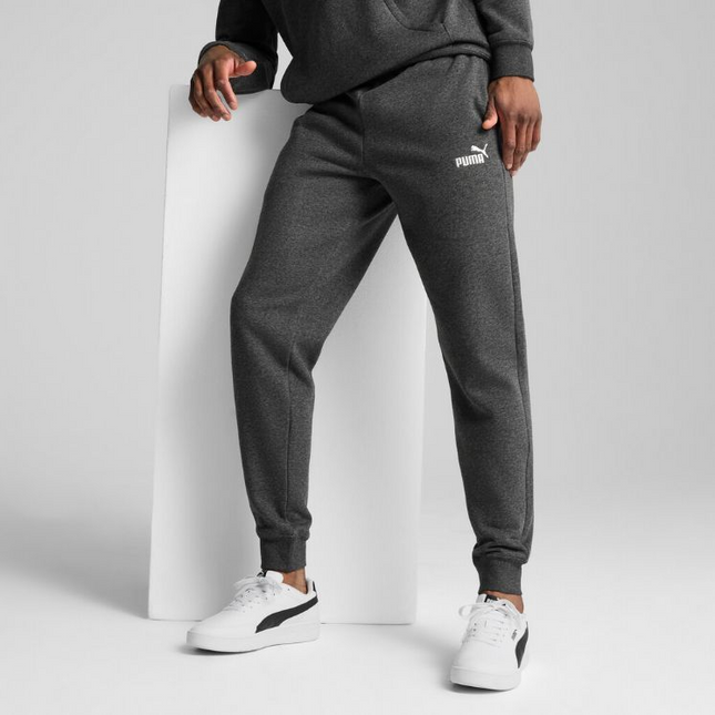 Pantalón de buzo de hombre Puma Essentials No. 1 Logo en color gris carbón