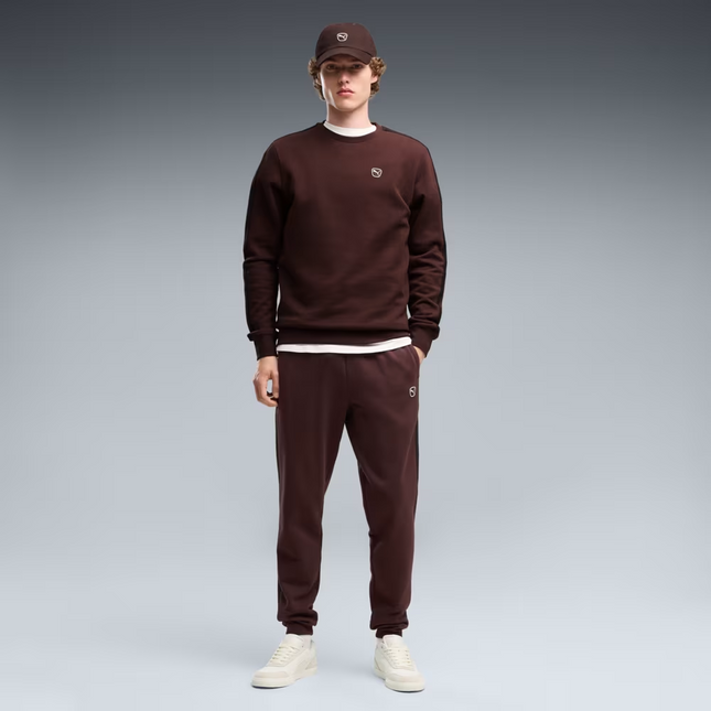 Pantalón de buzo de hombre Puma Essentials Elevated en color café