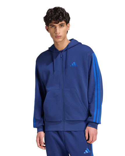 Polerón ADIDAS 3S FT FZ HD en color dark blue