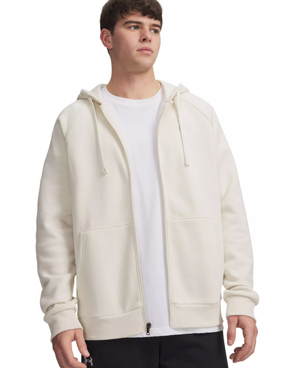 Polerón UNDER ARMOUR poleron under armour rival fleece fz hood en color café