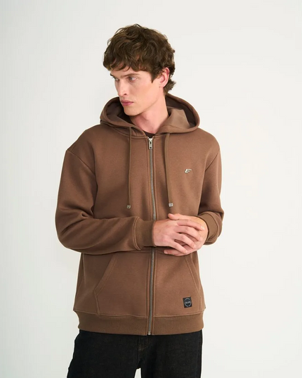 POLERON ELLUS FULL ZIPPER BONDED PIQUE POLA