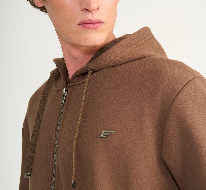 POLERON ELLUS FULL ZIPPER BONDED PIQUE POLA