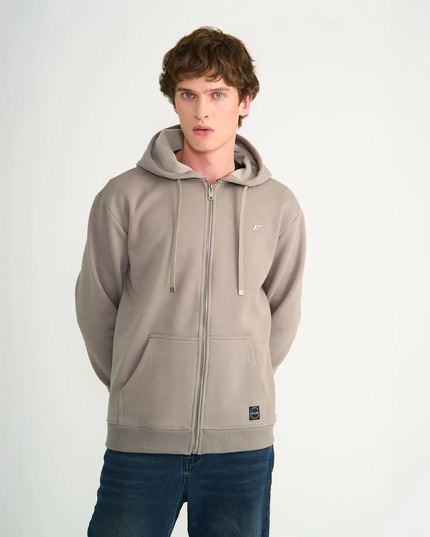 POLERON ELLUS FULL ZIPPER BONDED PIQUE POLA