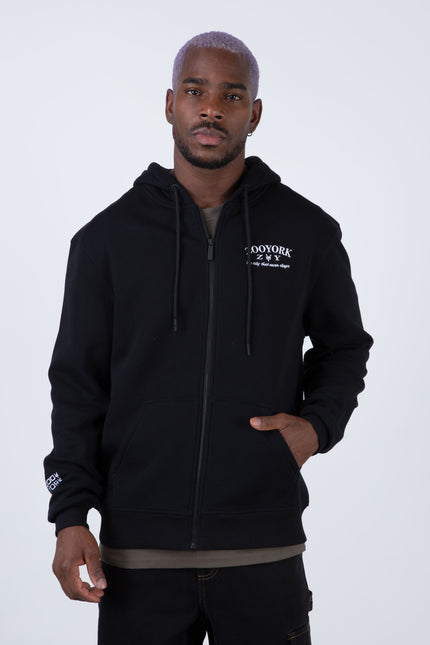 POLERON ZIP ZOO YORK BUDGET ZOO YORK en color negro