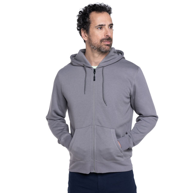 Poleron Kotting Full Zipper KOTTING en color gris medio.