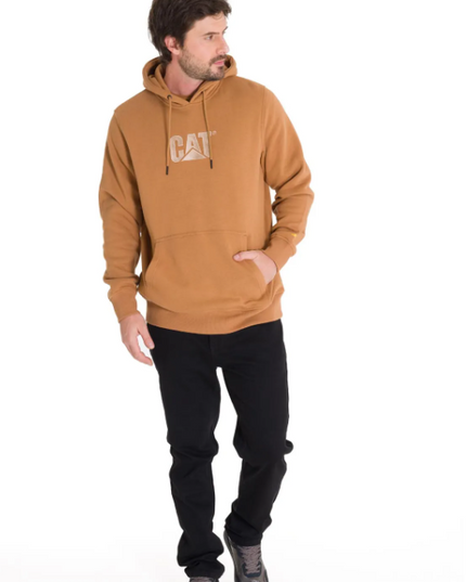 POLERON CAT FLEECE CAT LOGO PULLOVER HOODIE