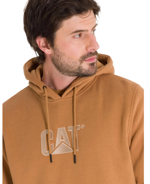 POLERON CAT FLEECE CAT LOGO PULLOVER HOODIE