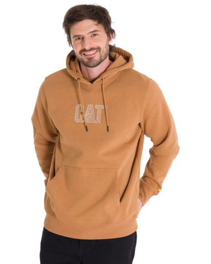 POLERON CAT FLEECE CAT LOGO PULLOVER HOODIE
