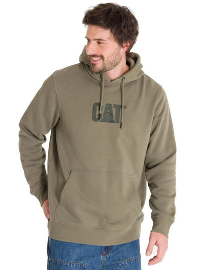 POLERON CAT FLEECE CAT LOGO PULLOVER HOODIE