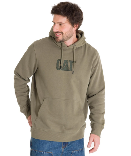 POLERON CAT FLEECE CAT LOGO PULLOVER HOODIE