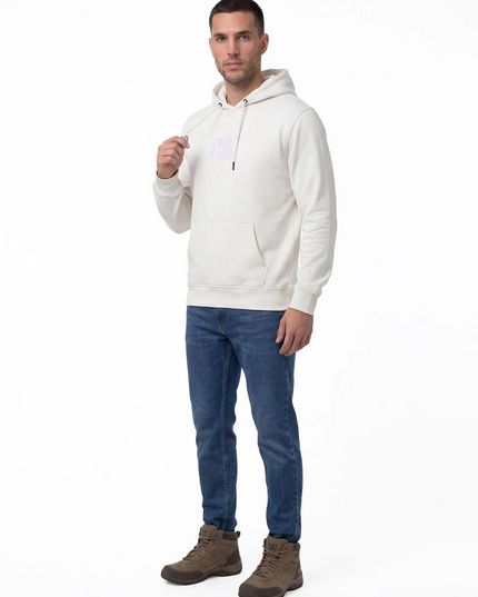 POLERON CAT FLEECE CAT LOGO PULLOVER HOODIE