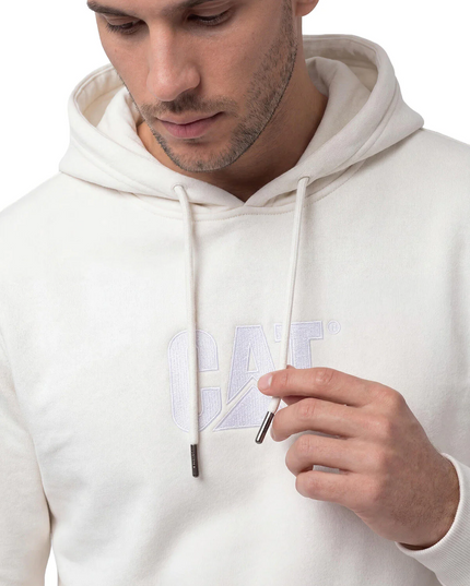 POLERON CAT FLEECE CAT LOGO PULLOVER HOODIE