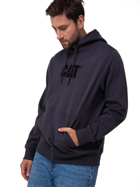 POLERON CAT FLEECE CAT LOGO PULLOVER HOODIE