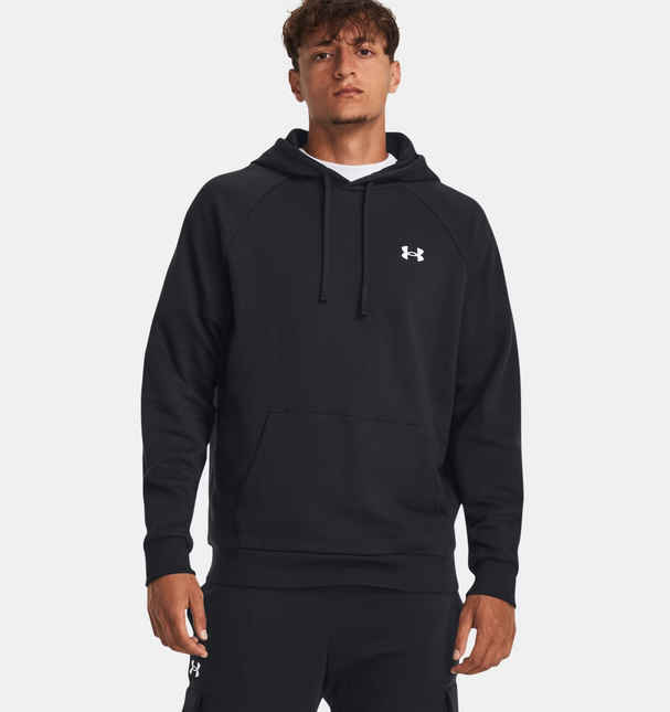 POLERON UNDER ARMOUR RIVAL FLEECE HOOD UNDER ARMOUR en color black