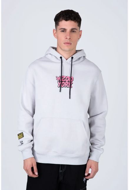 POLERON HOOD ZOO YORK SB HAPPYWHEELS ZOO YORK en color plata