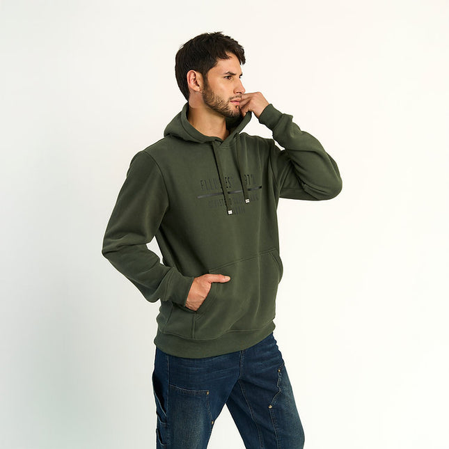 POLERON ELLUS HOODIE FLEECE PRINT