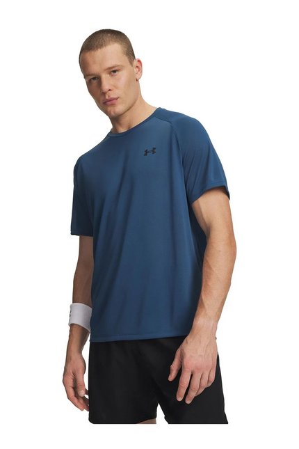 POLERA UNDER ARMOUR UA TECH SS TEE 2.0 UNDER ARMOUR en color azul.