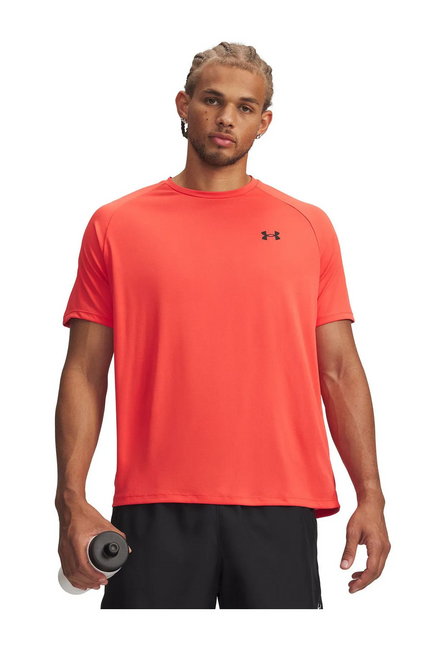 POLERA UNDER ARMOUR UA TECH SS TEE 2.0 UNDER ARMOUR en color rojo.