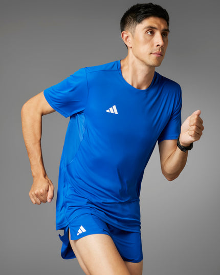 Polera ADIDAS Polera Adidas Adizero E Tee en color royal azul.