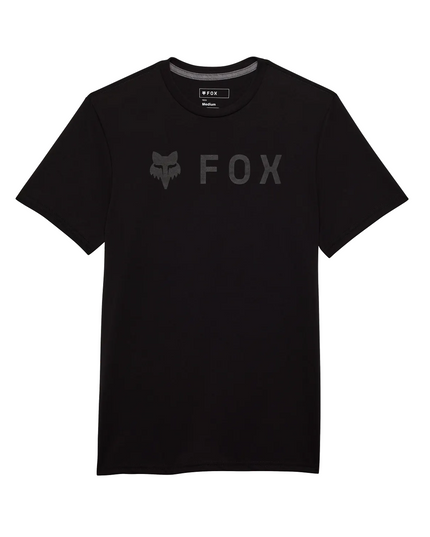 Polera FOX polera fox absolute ss tech tee en color negro negro