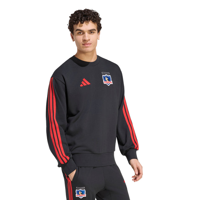 Polerón Adidas Colo Colo DNA CR en color negro