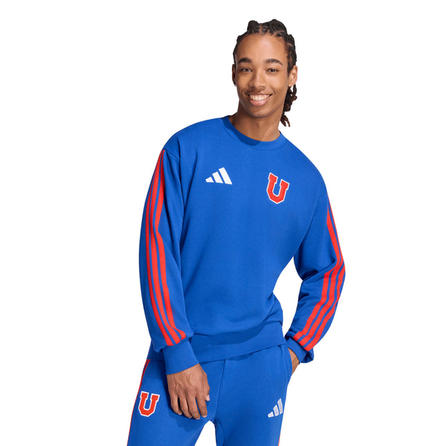 Polerón Adidas Universidad de Chile DNA CR en color azul
