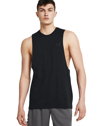 POLERA UNDER ARMOUR LEFT CHEST CUT OFF TAN - MAWI