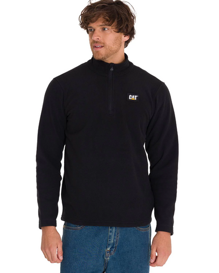 Polar CAT Microfleece Quarter Zip en color negro