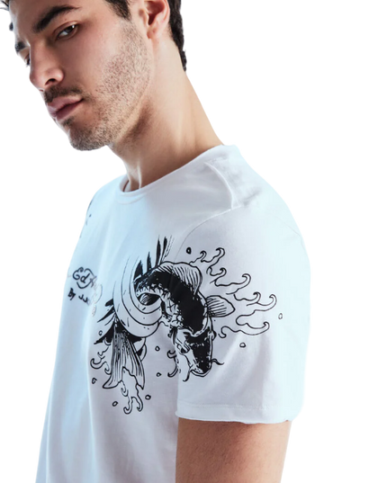 POLERA J.J.O ED HARDY KOI PRINT