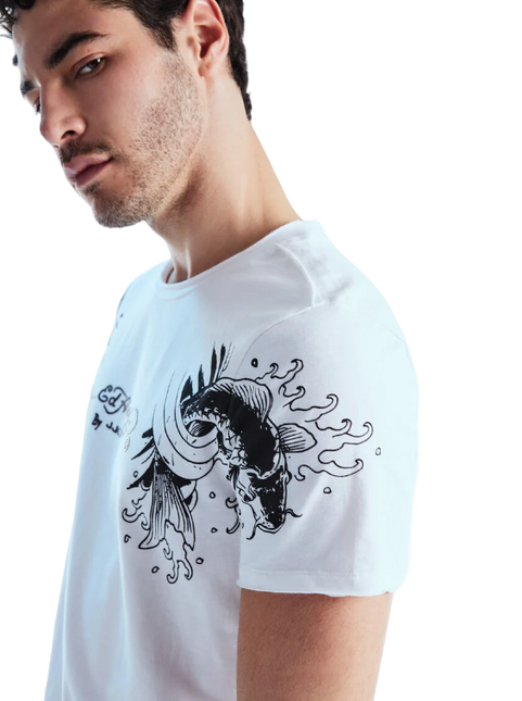 POLERA J.J.O ED HARDY KOI PRINT