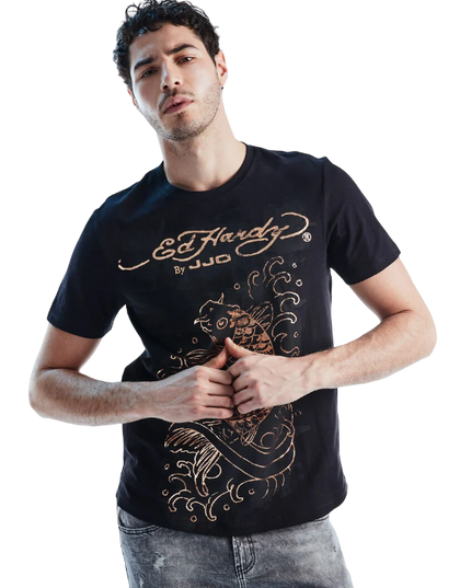 POLERA J.J.O ED HARDY COBRE