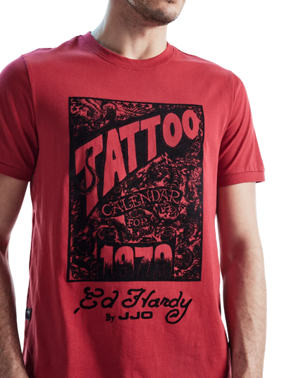 POLERA J.J.O ED HARDY FOCAL PRINT