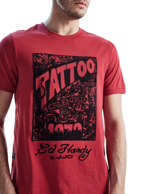 POLERA J.J.O ED HARDY FOCAL PRINT