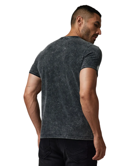 POLERA J.J.O MUSCLE FIT RAW EDGE SIDE SEAMS
