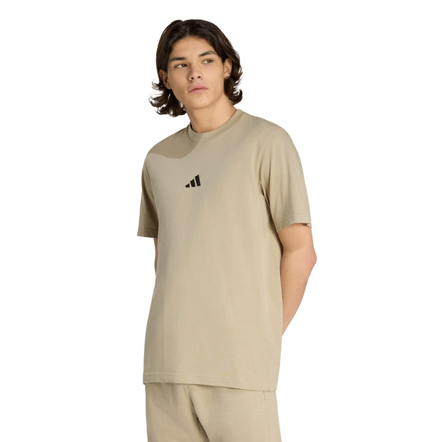 Polera Adidas M Sl Sj T en color arena/wonder.