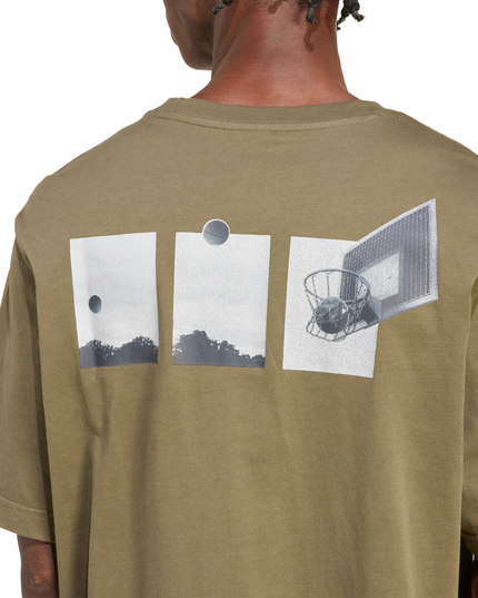 POLERA ADIDAS M LENS HOOP T