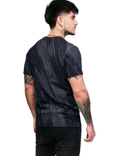 POLERA J.J.O ED HARDY MANCHAS BORCHAZO