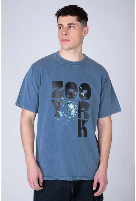 POLERA M/C ZOO YORK PL DROP EVIL