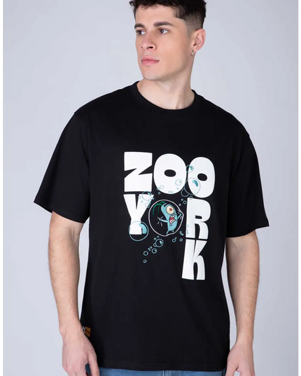POLERA M/C ZOO YORK PL DROP EVIL