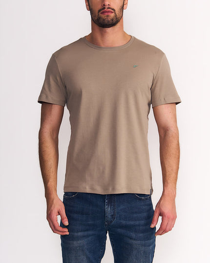 POLERA ELLUS REGULAR FIT AMMONIA COTTON