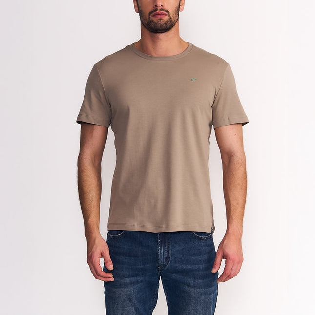 POLERA ELLUS REGULAR FIT AMMONIA COTTON