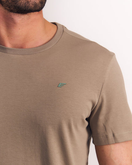 POLERA ELLUS REGULAR FIT AMMONIA COTTON