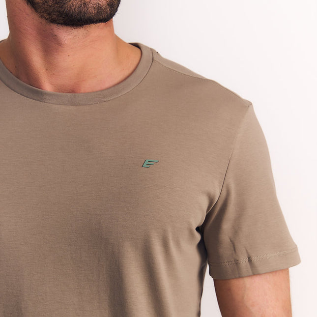 POLERA ELLUS REGULAR FIT AMMONIA COTTON